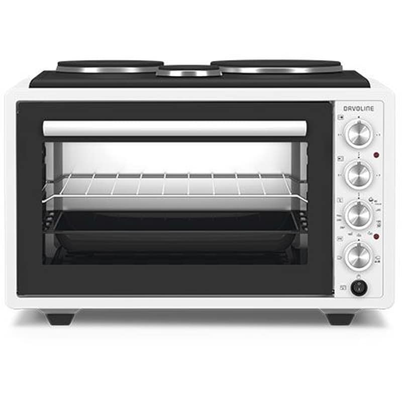 DAVOLINE DAVOLINE URBAN CHEF 3703 W 37 Lt Λευκό Ηλεκτρικό Κουζινάκι