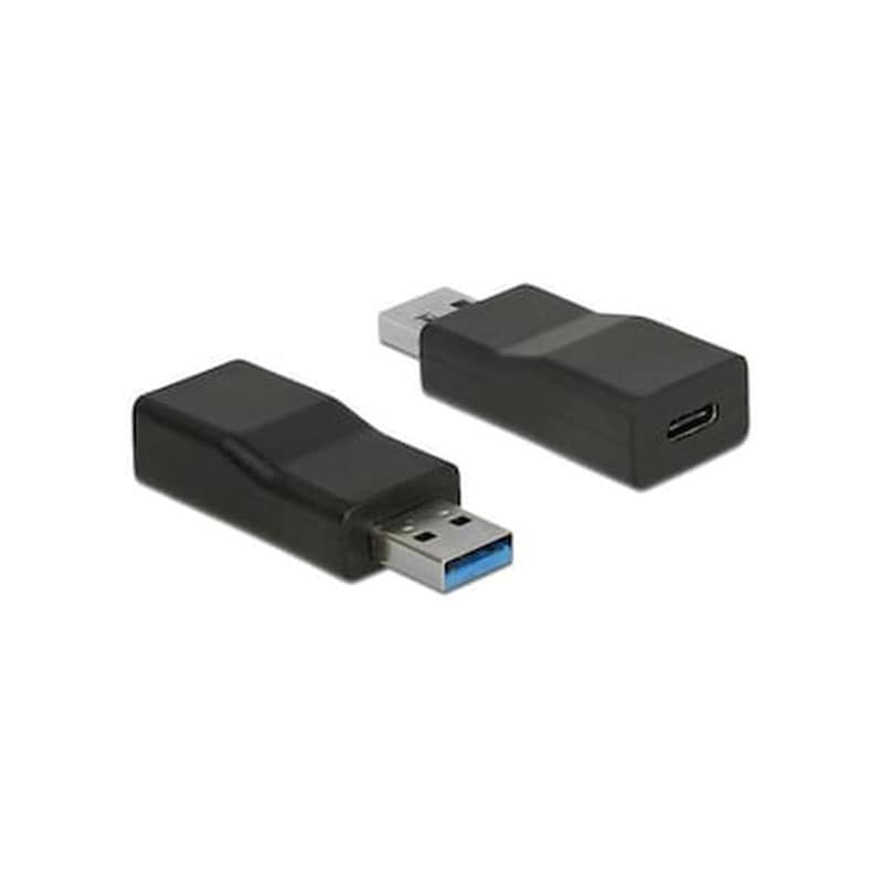 Αντάπτορας DeLock USB-A Male σε USB-C Female