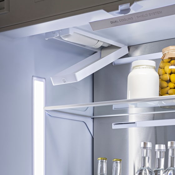 BERTAZZONI RFD90S5FPNS/24XPRO 556 Lt Inox Εντοιχιζόμενο Ψυγείο Ντουλάπα French Door image 5