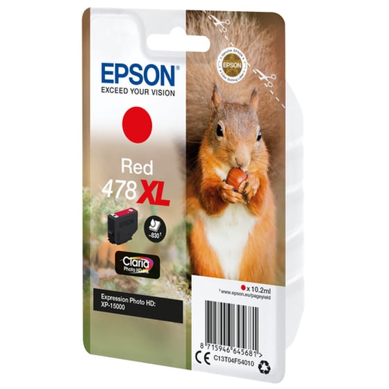 Epson 478XL Κόκκινο Μελάνι Εκτυπωτή C13T04F54010 image 3