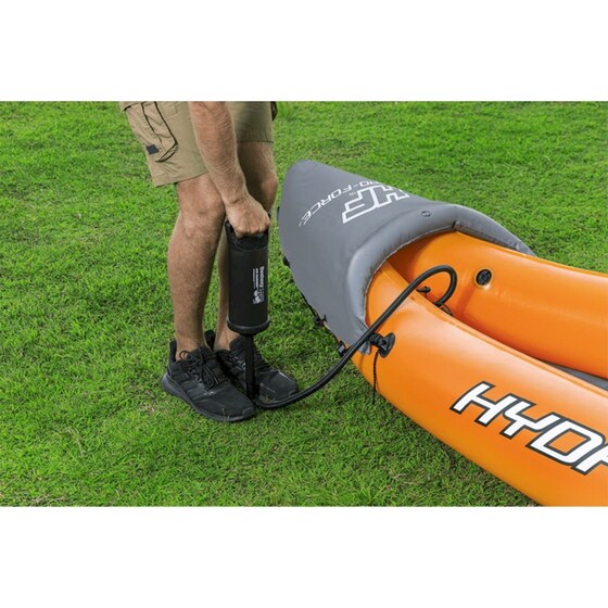 Καγιάκ Φουσκωτό Διθέσιο Bestway Hydro-Force Rapid Χ2 321cm - Πορτοκαλί/ Γκρι image 5