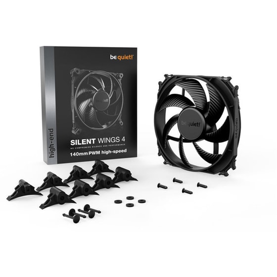 Case Fan BE QUIET! Silent Wings 4 BL097 140mm - Μαύρο image 3