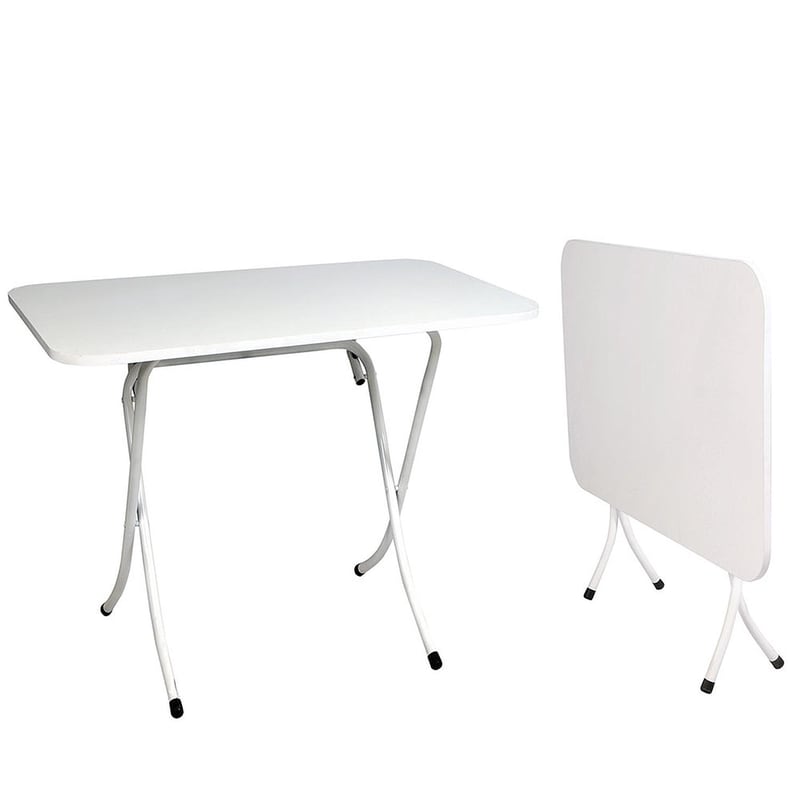 Τραπέζι Αναδιπλούμενο Artelibre Ξύλινο 60x90 cm - Λευκό