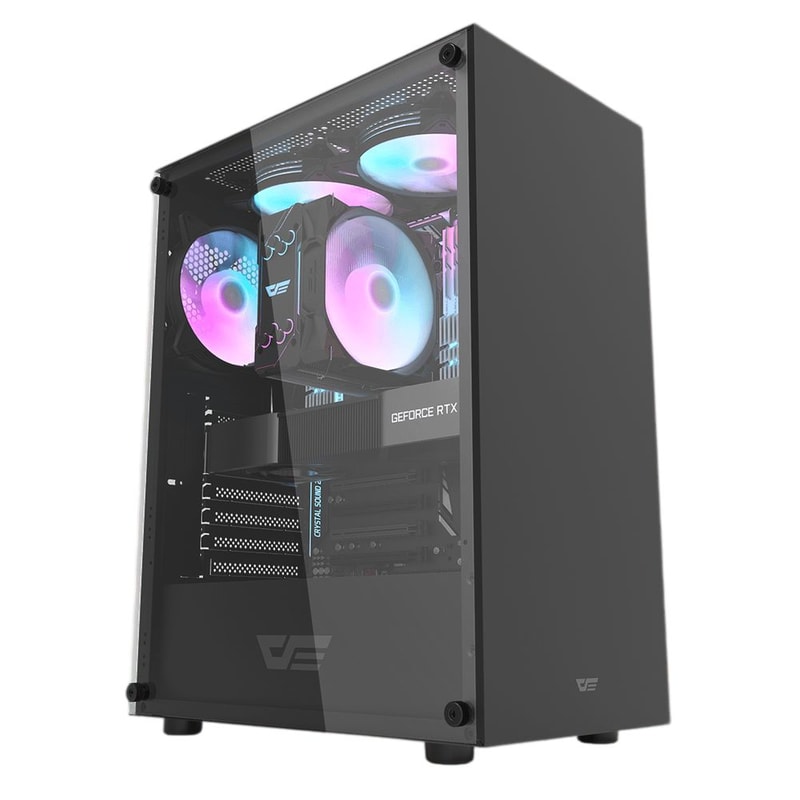 Κουτί Desktop Darkflash DK100 Midi Tower - Black