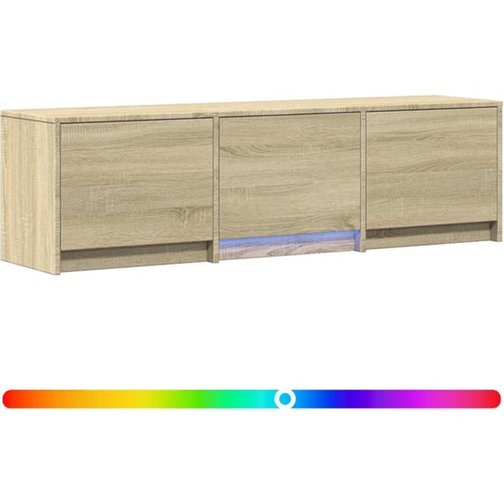 Έπιπλο Τηλεόρασης VidaXL με LED 140 x 34 x 40 cm - Sonoma Δρυς image 0