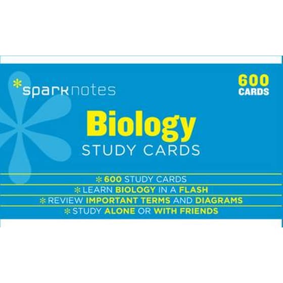 Biology SparkNotes Study Cards image 0