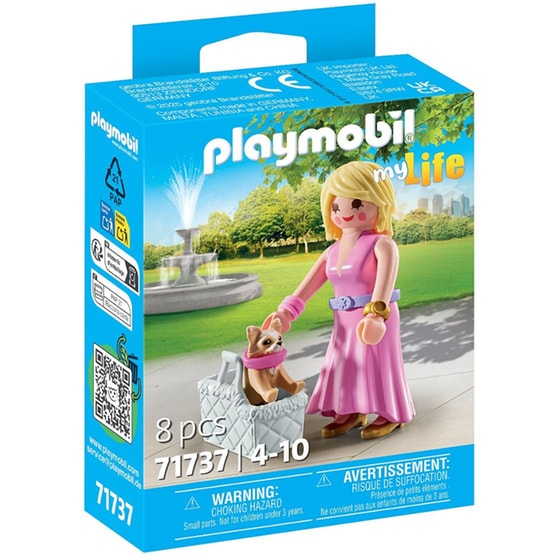 Playmobil Γυναίκα Με Τσιουάουα Και Καλάθι (71737) image 0