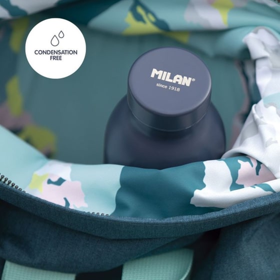 Μπουκάλι Θερμός Ανοξείδωτο Milan 1918 Μπλε 591ml image 2