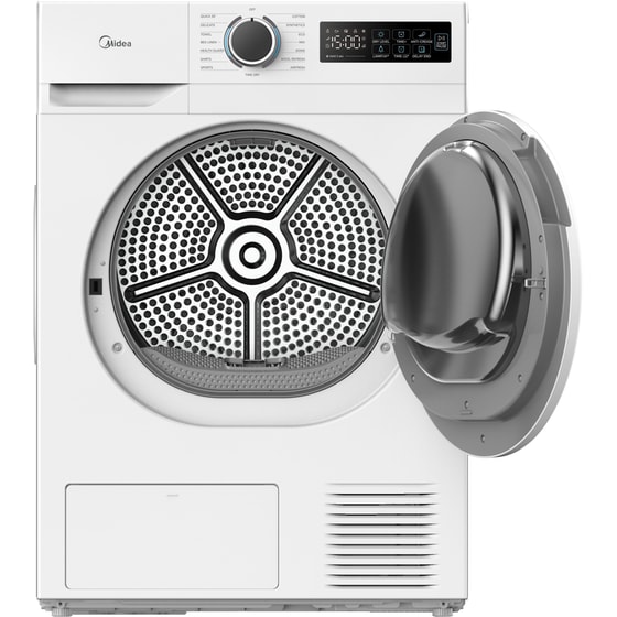 MIDEA MD110H80D/W-GR 8kg με Αντλία Θερμότητας Λευκό Στεγνωτήριο Ρούχων image 4