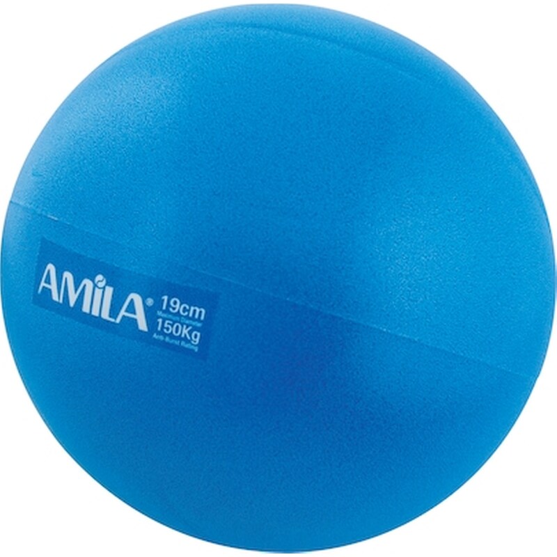 Μπαλάκι Γυμναστικής Amila Κατάλληλο για Pilates, Yoga 0.15 kg 19 cm από PVC - Μπλε