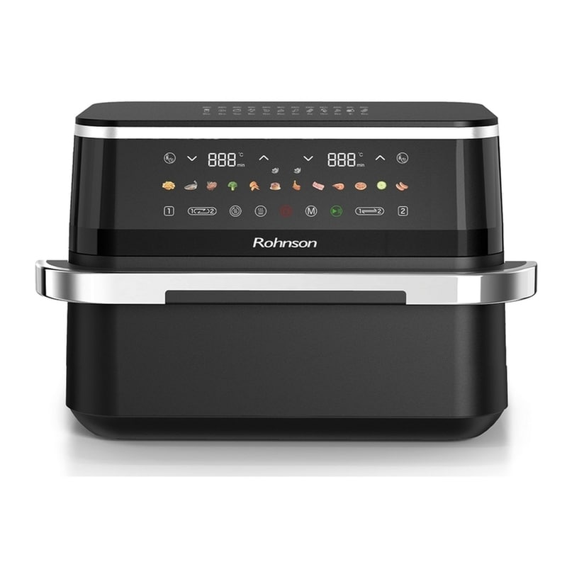 ROHNSON R-28019 με Αποσπώμενο Κάδο 9 L 3100 W Μαύρο Φριτέζα Αέρος