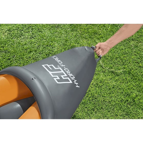 Καγιάκ Φουσκωτό Διθέσιο Bestway Hydro-Force Rapid Χ2 321cm - Πορτοκαλί/ Γκρι image 6
