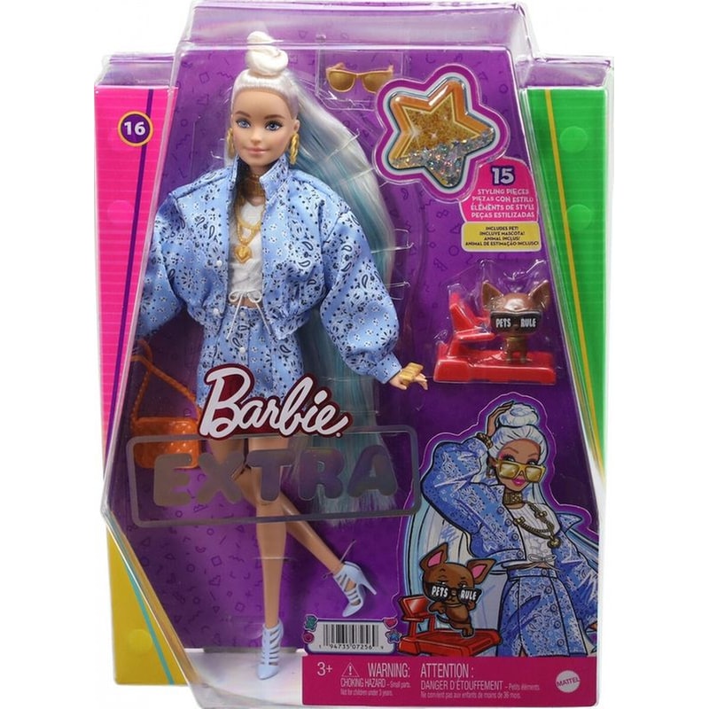 MATTEL Κούκλα Barbie Extra Blonde Bandana (HHN08)