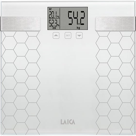 Ψηφιακή Ζυγαριά Σώματος LAICA PS5014 με Λιπομετρητή - Λευκή image 0
