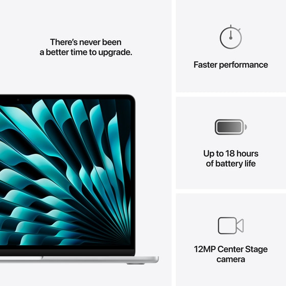 Apple MacBook Air with M4 Chip 13.6"QHD (Apple M4/24GB/512GB SSD/MacOS) Silver image 8