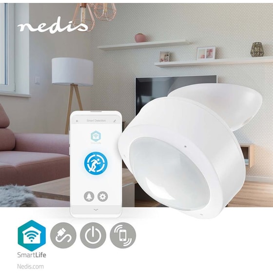 Ασύρματο Nedis Wi-Fi Smart Motion Sensor - Λευκό image 5