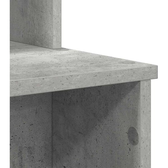 Γραφείο VidaXL από Επεξεργασμένο Ξύλο 120,5x44x88,5 cm - Γκρι Σκυροδέματος image 6