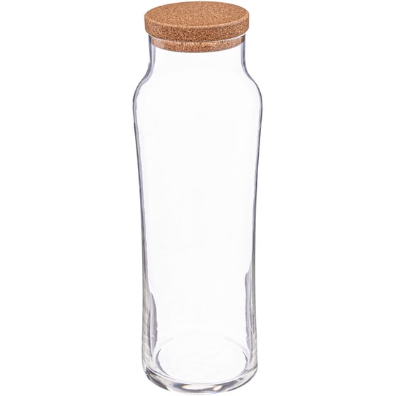 Κανάτα Spitishop Γυάλινο 1L 8.8x26cm - Διάφανο image 0