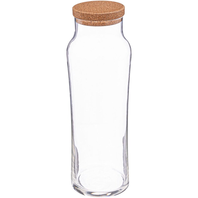 Κανάτα Spitishop Γυάλινο 1L 8.8x26cm - Διάφανο