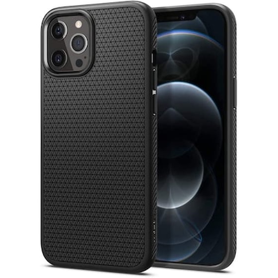 Θήκη Apple iPhone 12 Pro Max - Spigen Liquid Air - Matte Black image 0