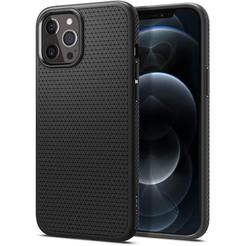 SPIGEN Θήκη Apple iPhone 12 Pro Max - Spigen Liquid Air - Matte Black