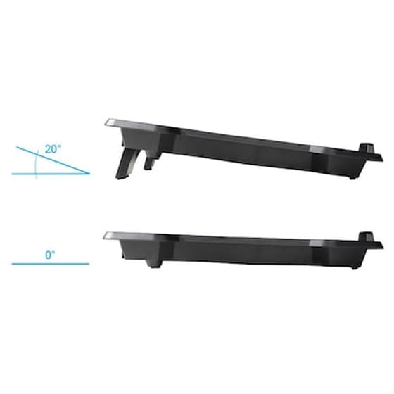 Powertech Βάση Με Ψύξη Laptop Pt-930, Έως 15.6, 2x 125mm Fan, Led, Μαύρο image 1