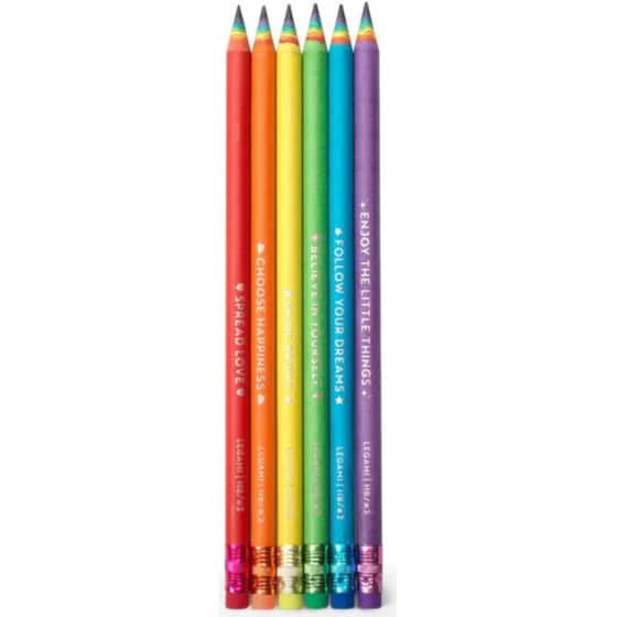 Μολύβια Legami με Γόμα HB (6 Τεμάχια) image 1