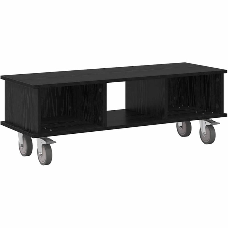 Έπιπλο Τηλεόρασης VidaXL 100 x 35 x 35 cm - Μαύρη Οξιά
