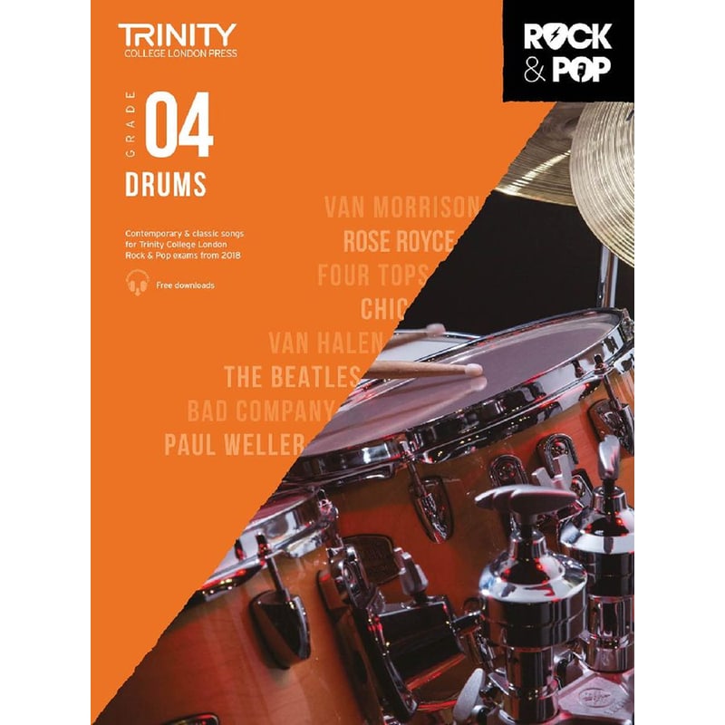 Trinity Rock Pop 2018 Drums Grade 4