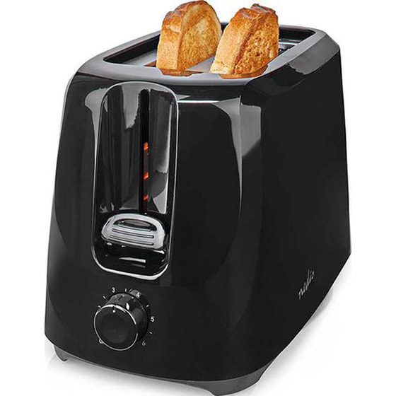NEDIS KABT150EBK 2 Θέσεων 700W Μαύρο Φρυγανιέρα image 1