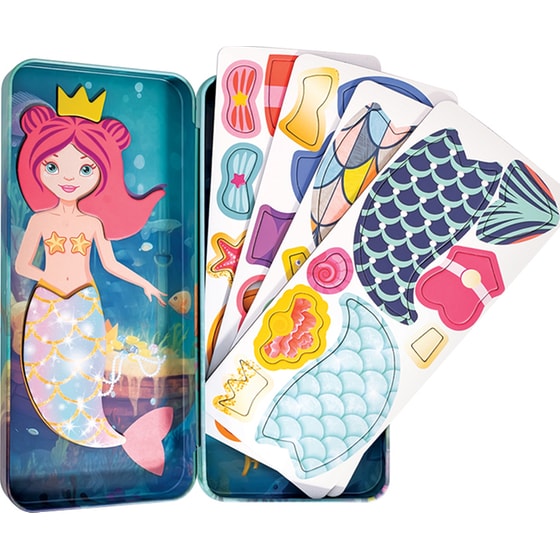 HappiHobbi Magnet Tins City Heroes/ Fashion Girl/ Mermaid Princess Εκπαιδευτικοί Χάρτινοι Μαγνήτες 1 Τμχ - Τυχαία Επιλογή Σχεδίου image 12