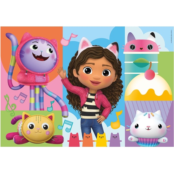 Παιδικό Παζλ Clementoni Super Color DreamWorks Gabby's Dollhouse (2x60 Κομμάτια) image 3