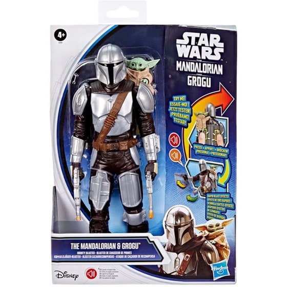 Φιγούρα Hasbro Star Wars - Mandalorian & Grogu (28cm) image 0