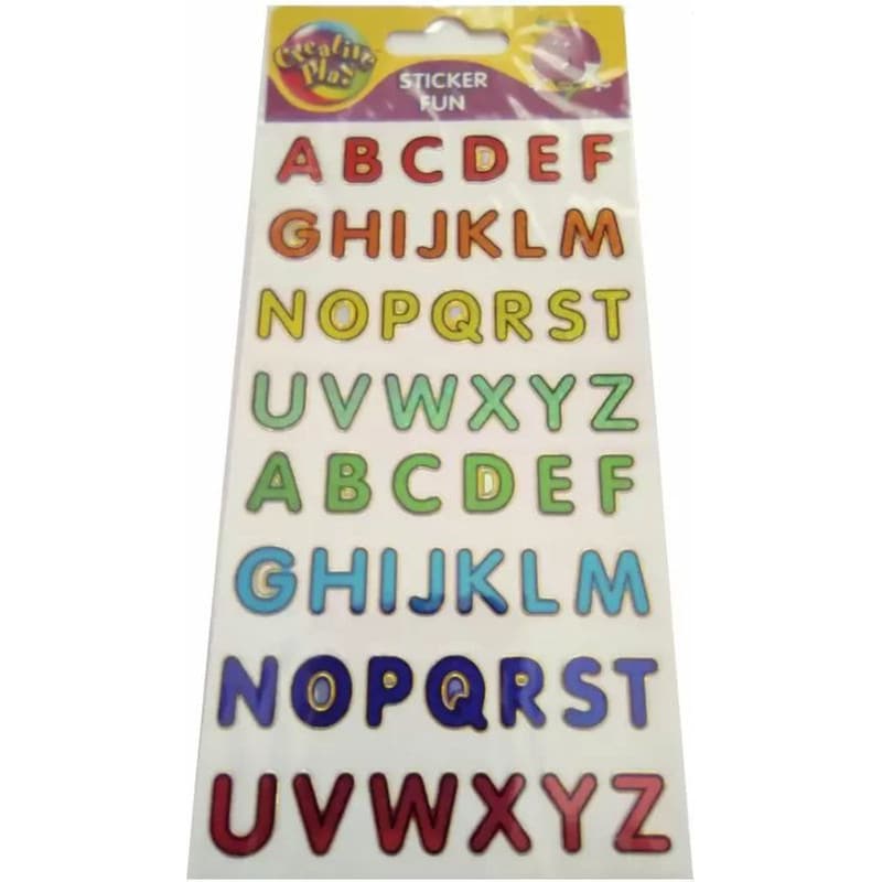 Purple Peach Σετ Αυτοκόλλητα Laser Glitter Alphabet