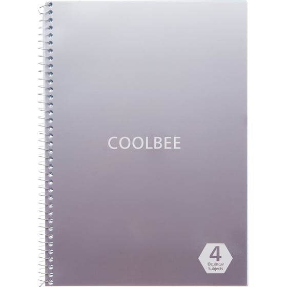Τετράδιο Σπιράλ Coolbee Χάρτινο Α4 4 Θεμάτων Notes (1 Τεμάχιο) image 2