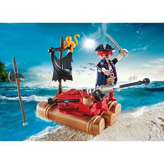 PLAYMOBIL® Pirates Βαλιτσάκι Πειρατής με Σχεδία (5655) image 0