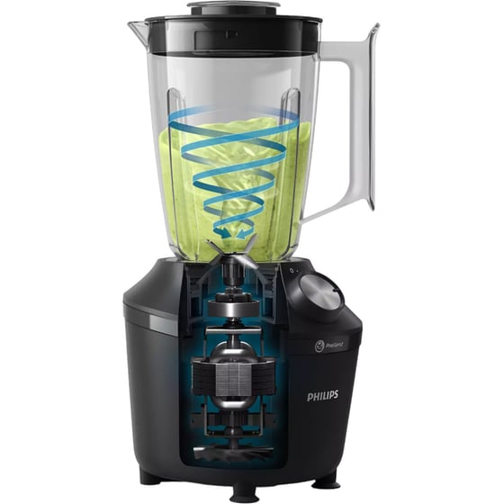 Μπλέντερ PHILIPS HR2191/01 Series 3000 ProBlend 2 L 600 W Μαύρο image 1