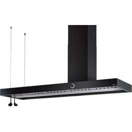 AIRFORCE VISBOXYRAN/A/180 180 cm Μαύρο Απορροφητήρας Νησίδα