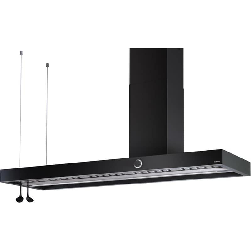 AIRFORCE VISBOXYRAN/A/180 180 cm Μαύρο Απορροφητήρας Νησίδα