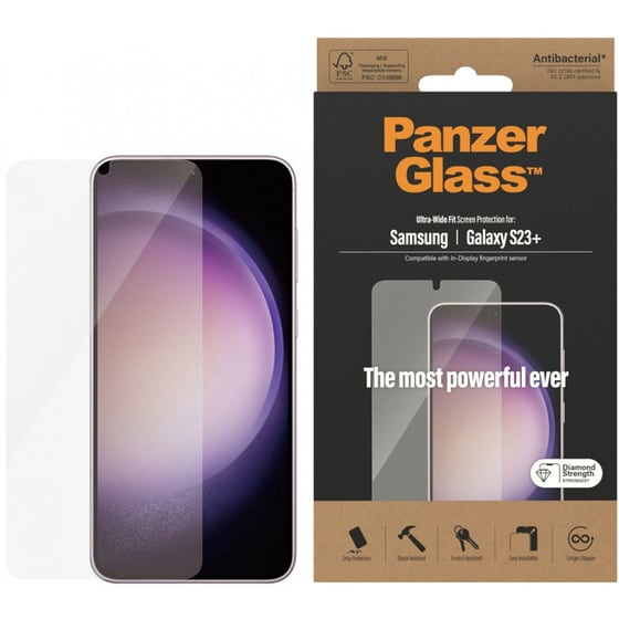 Προστασία οθόνης Samsung Galaxy S23+ - PanzerGlass Ultra Wide Fit image 2