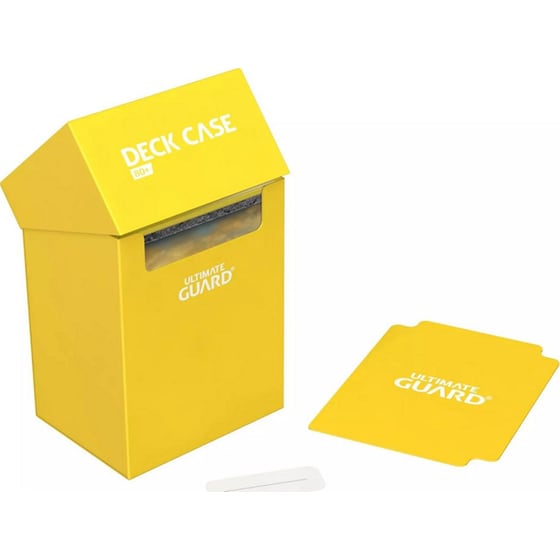 Ultimate Guard Deck Case 80+ Standard Size Yellow image 1