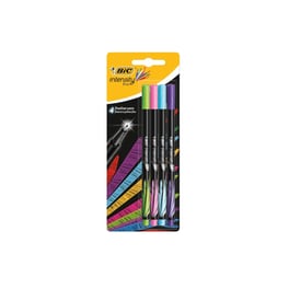 Στυλό Υγρής Μελάνης BIC Intensity Fine Fun 0.7 mm (4 Τεμάχια)