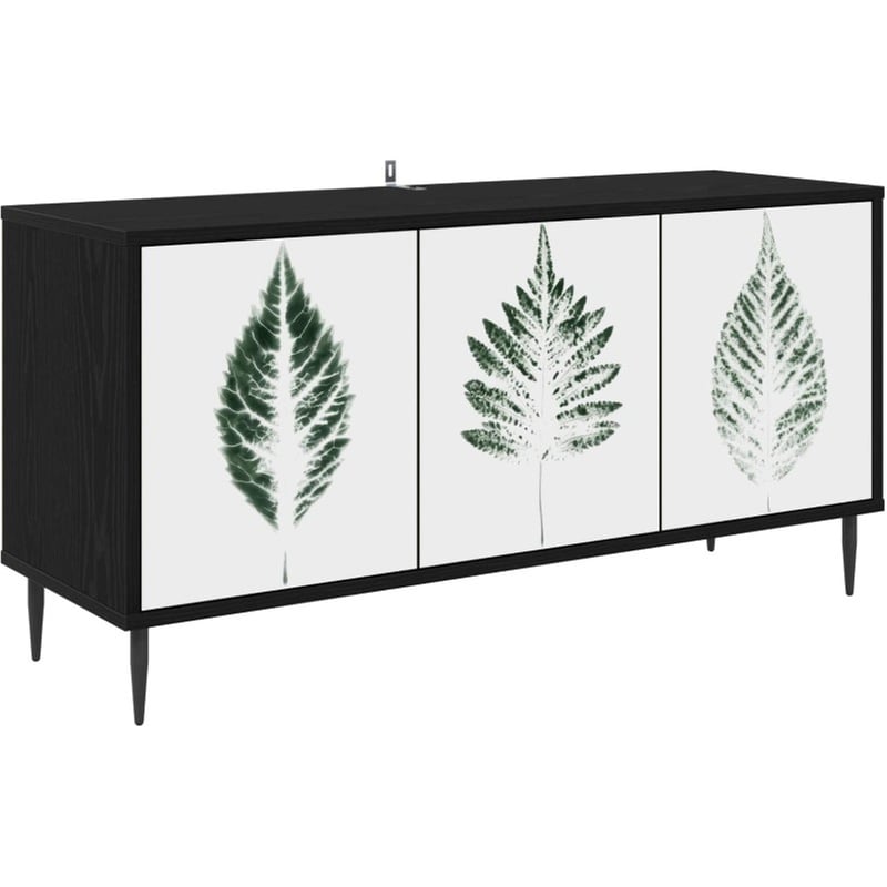 Έπιπλο Τηλεόρασης VidaXL HANAU 102 x 33 x 51 cm - Μαύρη Δρυς