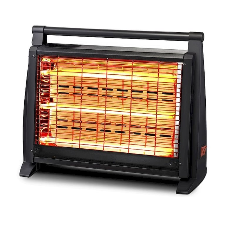 LUXELL Kumtel Lx-2832 Σόμπα Χαλαζία 1500w Μαύρη