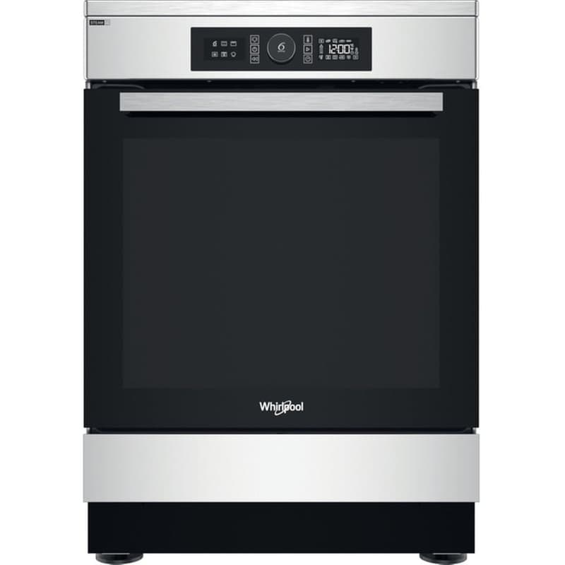 WHIRLPOOL WHIRLPOOL WS68IB8ACX/F 83 Lt Inox Ηλεκτρική Κουζίνα Επαγωγική