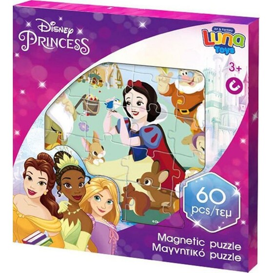 Σετ Παζλ Luna Toys Μαγνητικό Princess (σετ 3x20 Τμχ) image 5