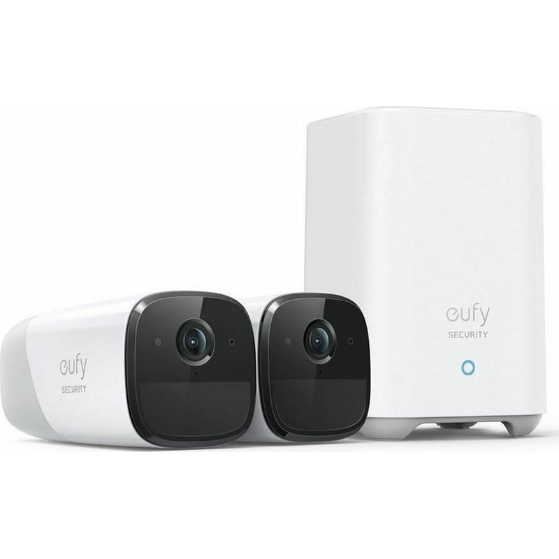 EUFY Ασύρματη IP Camera Anker Eufy Cam Pro 2K Bullet / Box 2+1 Base Kit