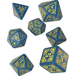 Σετ Ζάρια - Arcade Dice Set - Blue And Yellow