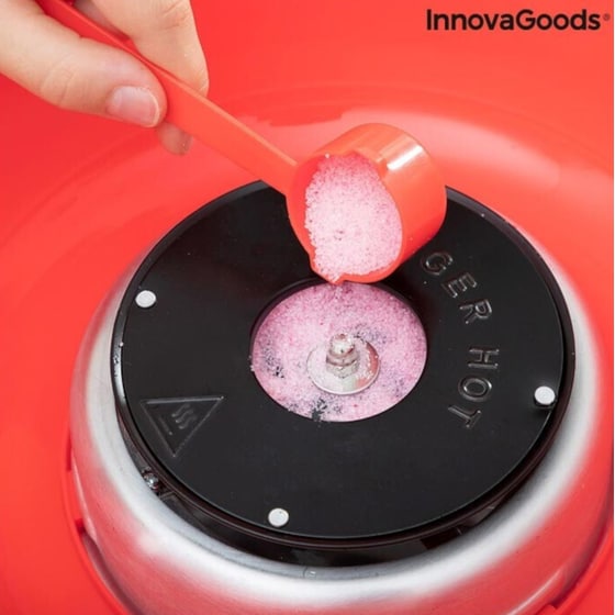 Μηχανή Μαλλί Της Γριας INNOVAGOODS V0103610 450 W Κόκκινο image 3