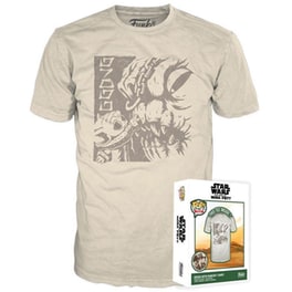 Funko Boxed Tee: Disney Star Wars The Book of Boba Fett - Grogu with Rancor T-Shirt (S)